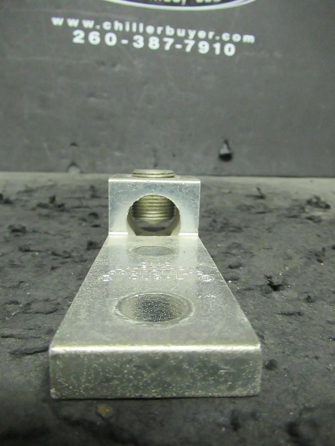 Used 3 QTY CMC LA-600-2N 1 SINGLE BARREL MECHANICAL CONNECTOR LUGS TAP 600 KCMIL - 2
