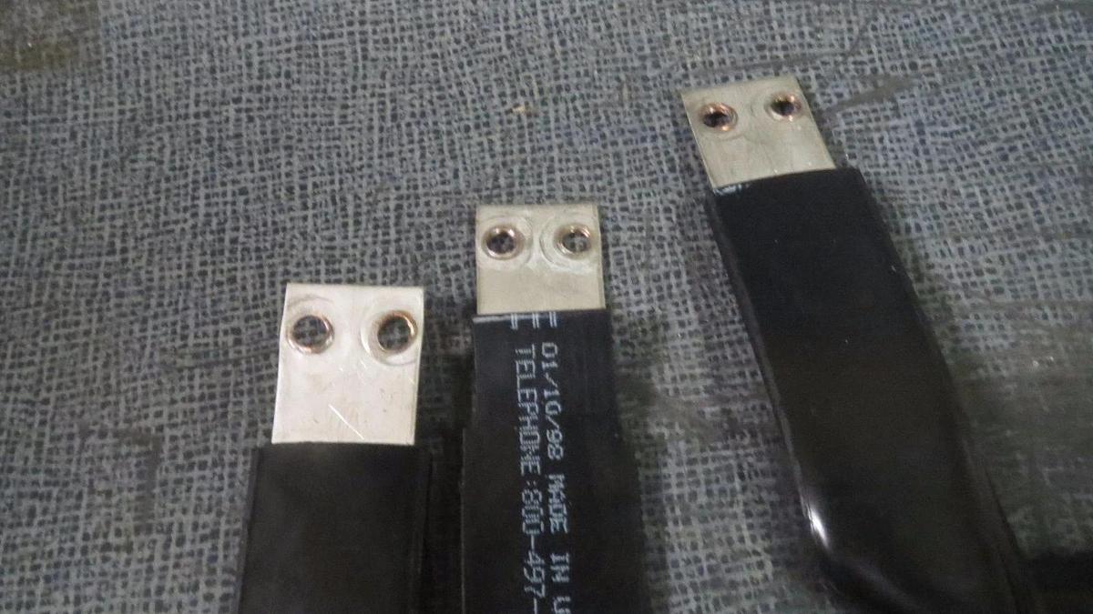 Used ERICO FLEXIBAR COPPER 3PC SET FOR 3 POLE RIGGING 2x32x1 1000V 505513