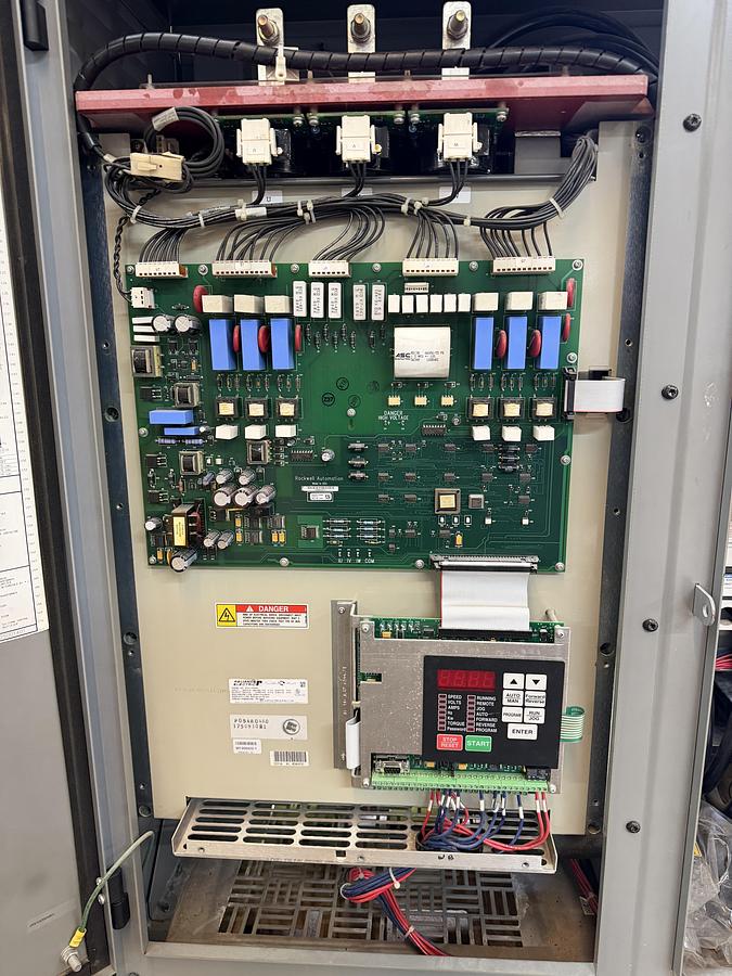 Used RELIANCE ELECTRIC LIQUIFLO VFD 41L4060 344 kVA 480 VOLT 414 AMP 3-PHASE