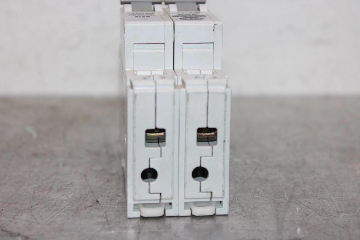 Used ALLEN BRADLEY CIRCUIT BREAKER 1492-ACB 277 VAC 6 AMP 2-POLE