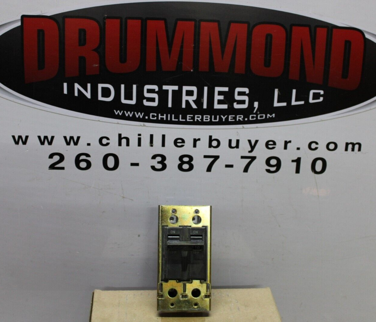 Used GENERAL ELECTRIC CIRCUIT BREAKER 343L695PJG7 10 AMP 2-POLE **WARRANTY**