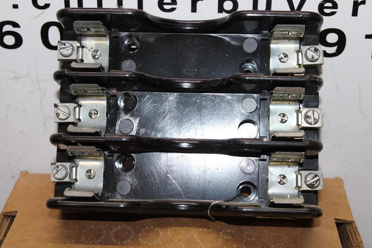 Used MARATHON FUSE LUG SET 6R60A3B 600 VOLT 60 AMP 3-POLE 3-PHASE **WARRANTY**