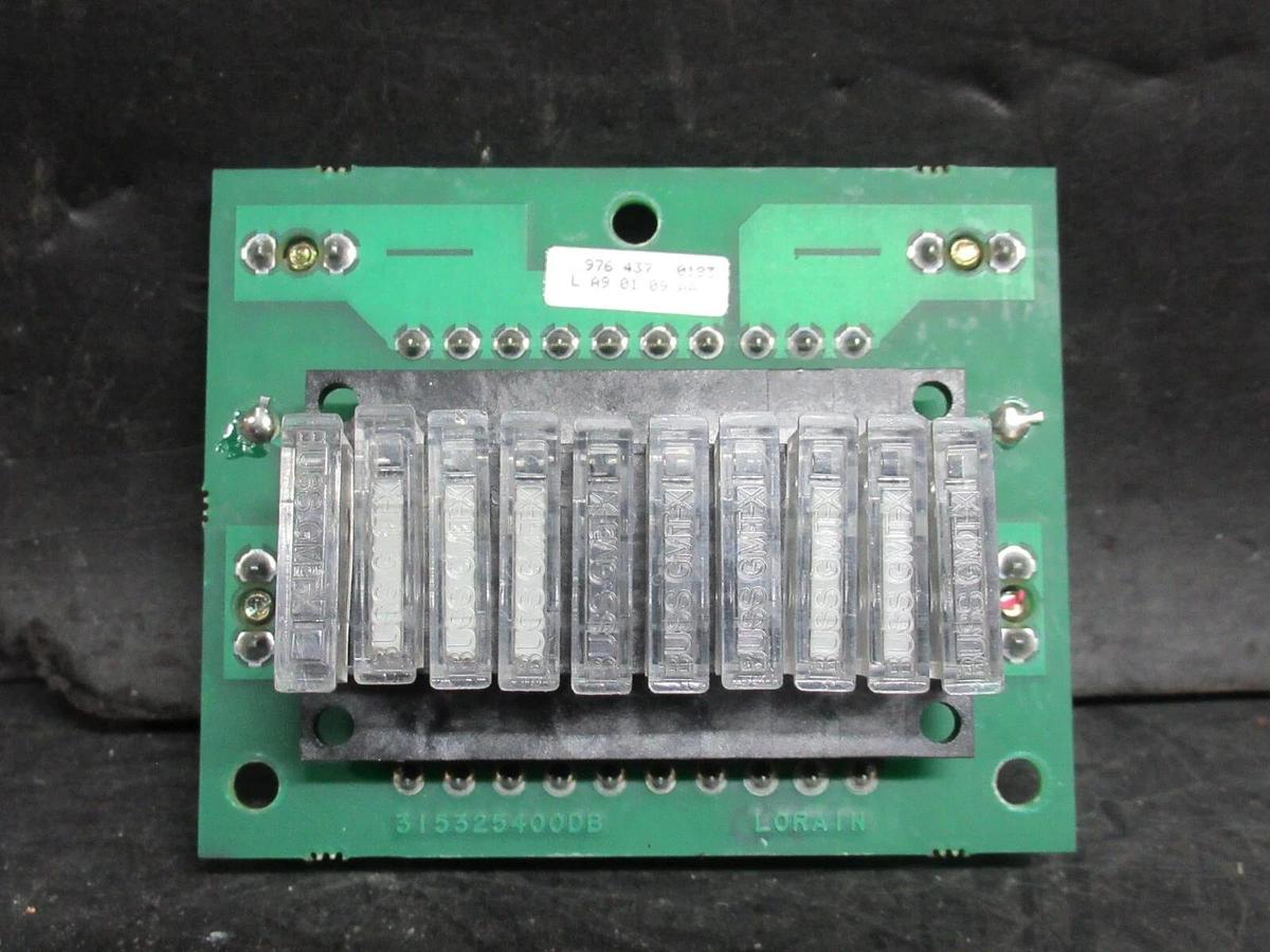 Used LORAIN CIRCUIT BOARD 315325400DB / 433843700 / 976-437-0183 **WARRANTY**