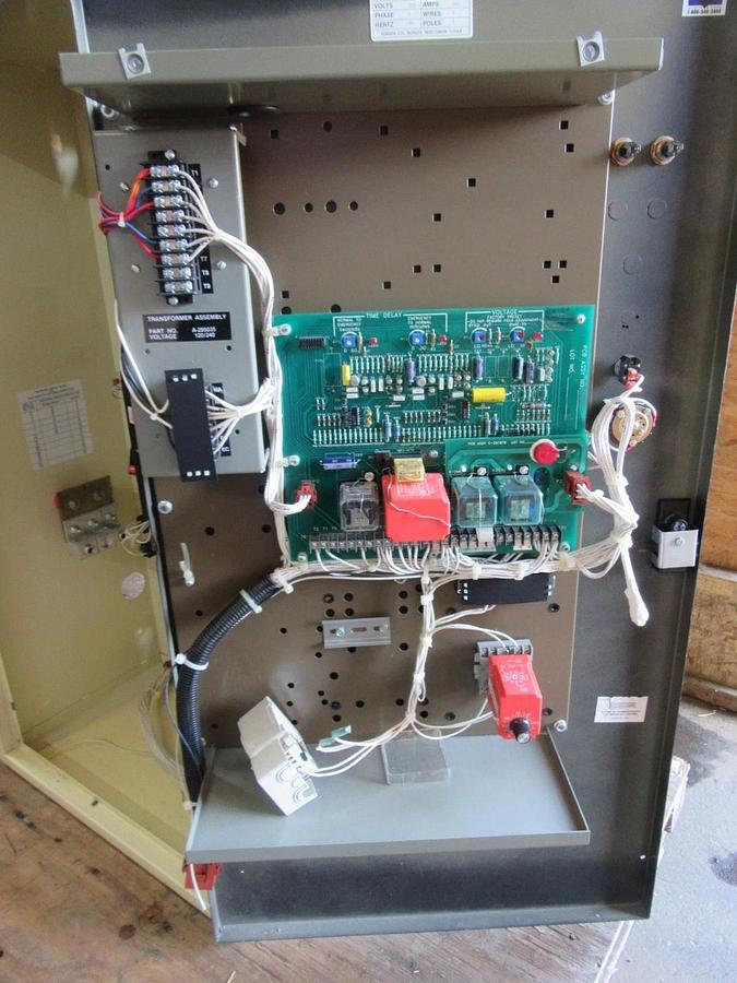 Used 260 AMP KOHLER ASCO ATS AUTOMATIC TRANSFER SWITCH K-164231-260 240 V 1 PH 60 HZ
