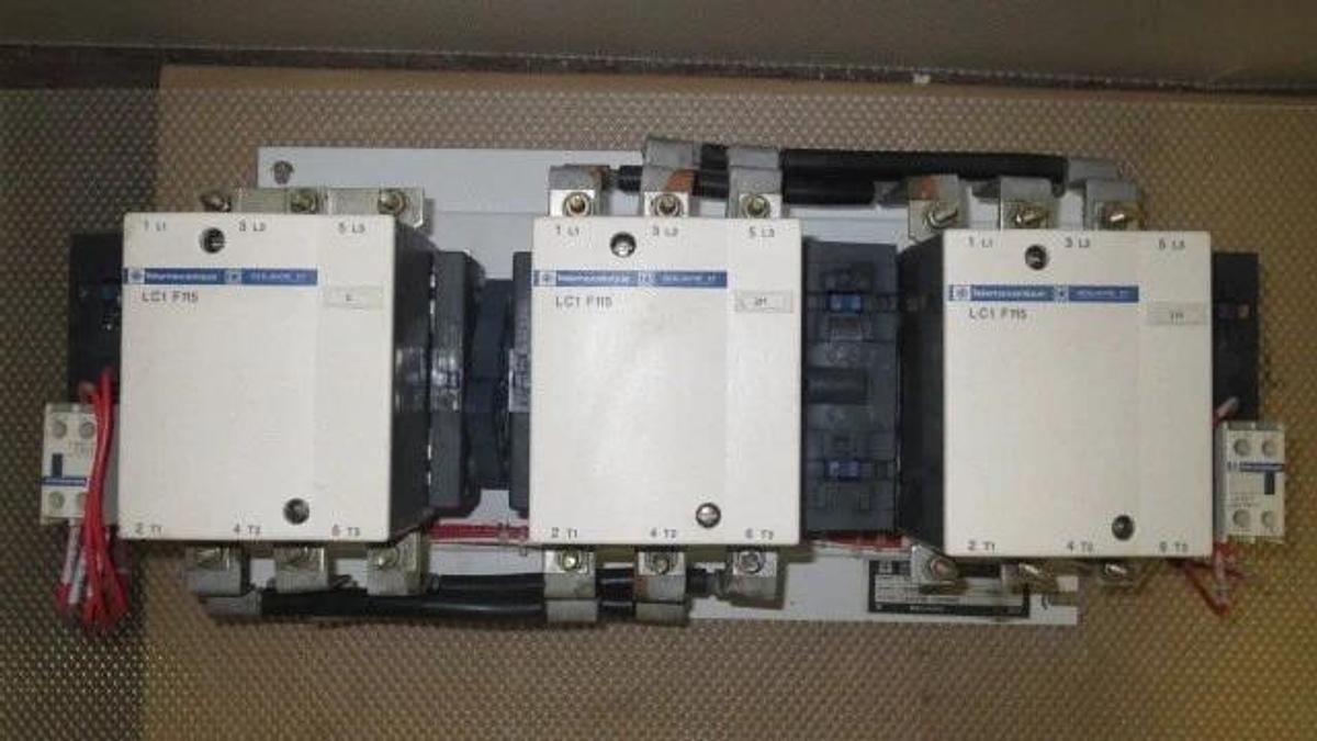 Used SQUARE D TELEMECANIQUE WYE DELTA CONTACTORS LC1-F115 30GX400749 8930CEQ6207G1