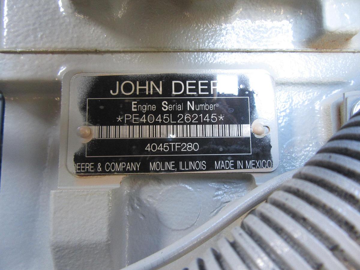 Used 50 KW DIESEL GENERATOR MTU 120/240 V JOHN DEERE SOUND ENCLOSED 499 HRS VIDEO