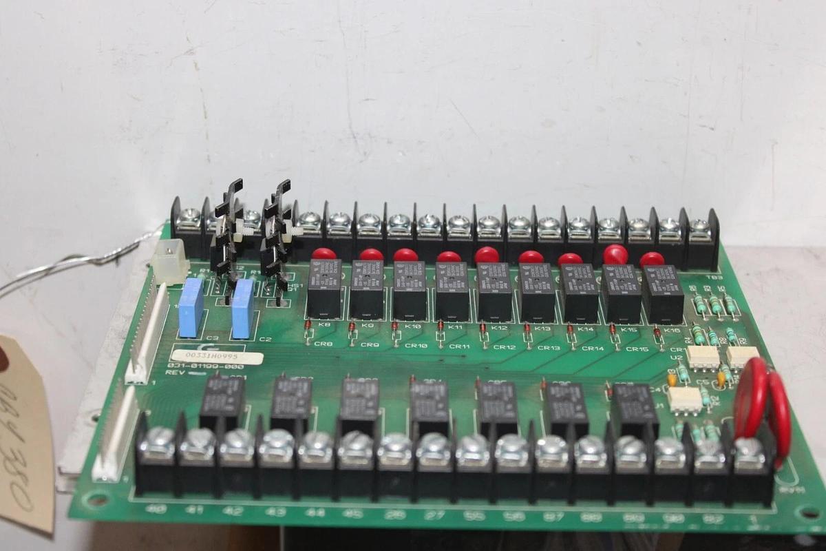Used YORK CHILLER CONTROL CIRCUIT BOARD 031-01199-000 **WARRANTY INCLUDED