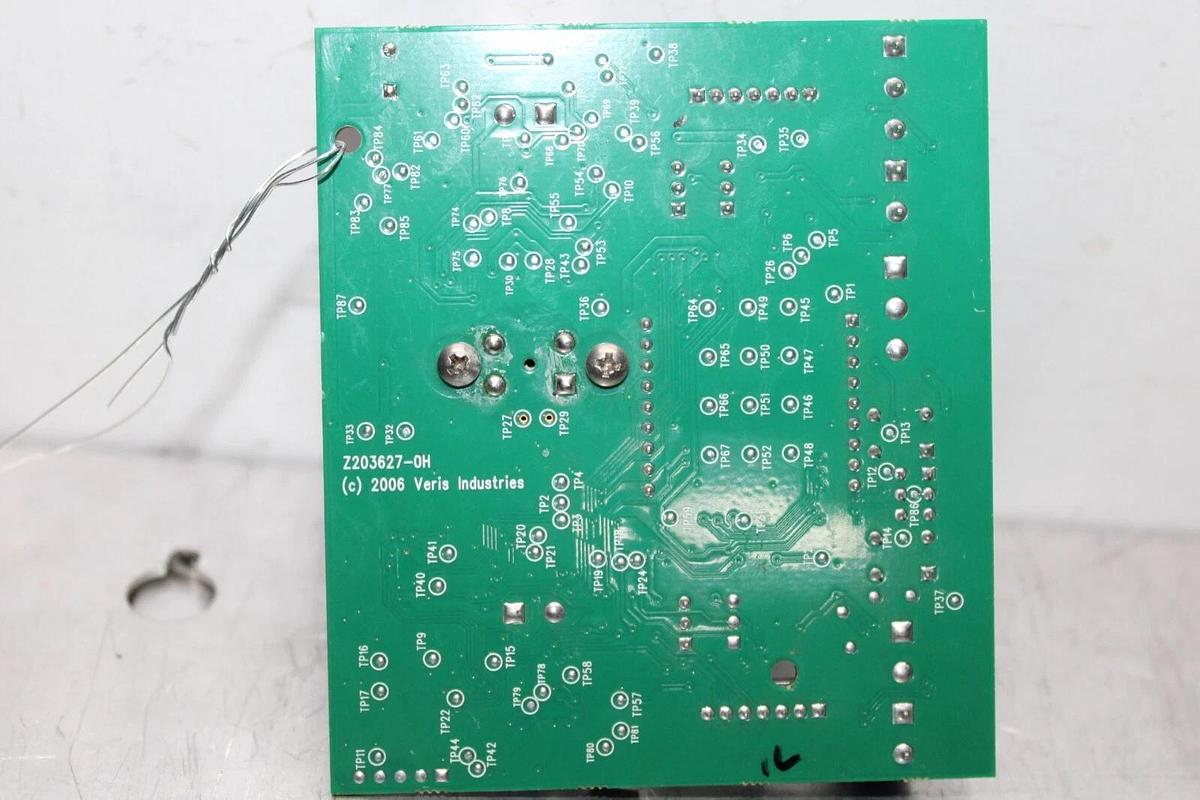 Used VERIS TECHNOLOGIES PRESSURE TRANSDUCER BOARD Z203627-0H W/ ASCO 291094