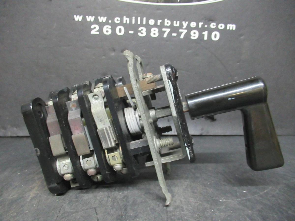 Used GENERAL ELECTRIC ROTARY SWITCH 16SB1CA19X2 AMMETER **WARRANTY INCLUDED**