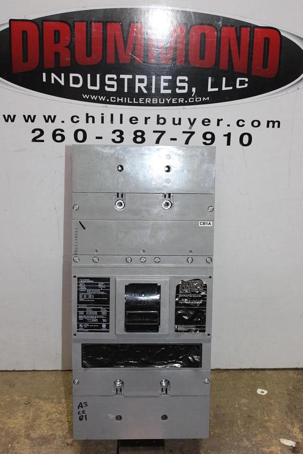 Used SIEMENS CIRCUIT BREAKER LMXD63S800A 800 AMP 600 VAC 3-POLE LMXD6