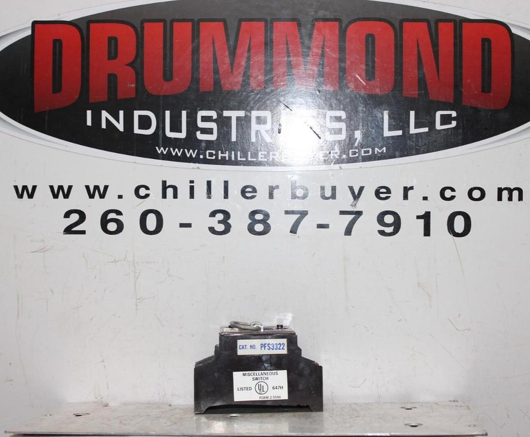 Used CUTLER HAMMER PULL OUT SWITCH FUSE HOLDER PFS3322 2-POLE 240 VOLT 7.5 HP