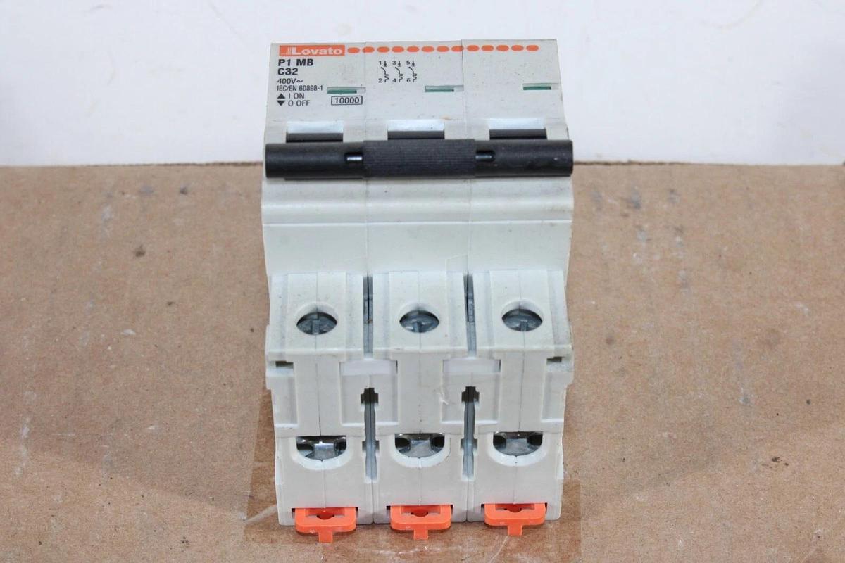 Used LOVATO CIRCUIT BREAKER P1-MB-C32 400 VAC 3-POLE **WARRANTY INCLUDED**