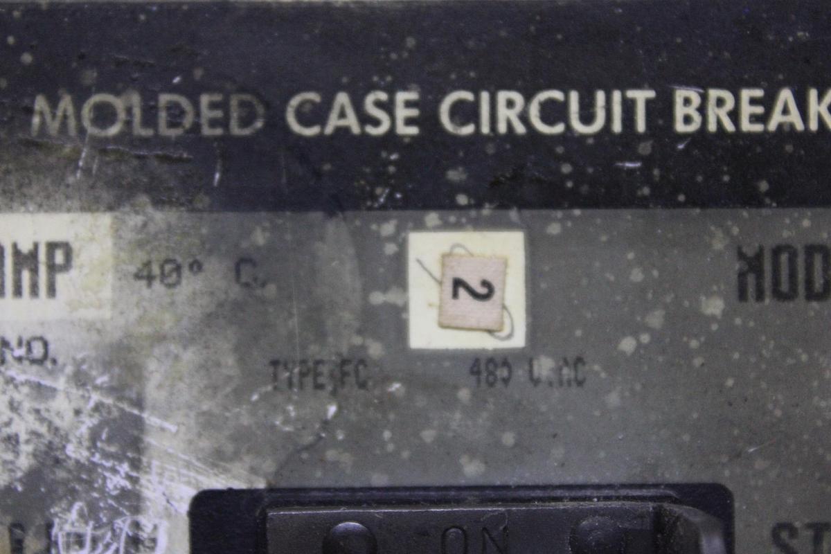Used SQUARE D I-LINE POWERPACT CIRCUIT BREAKER HDA36060 60 AMP 600 VAC 3-POLE