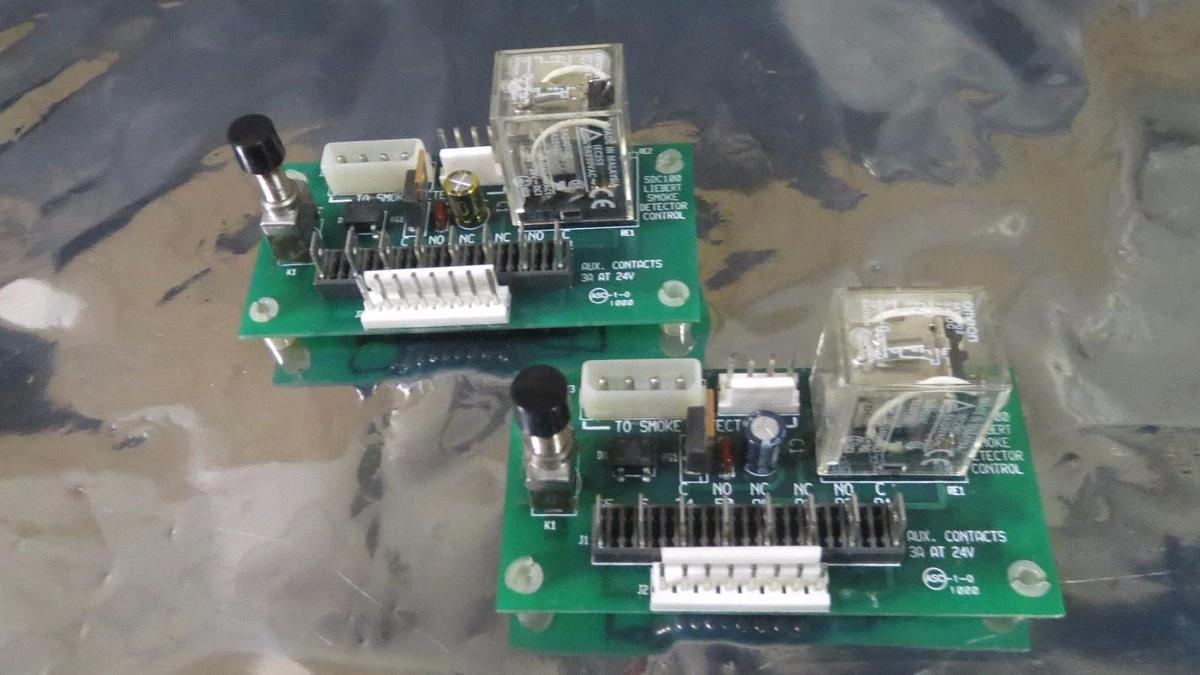Used LIEBERT SMOKE DETECTOR CONTROL CIRCUIT BOARD MODEL: SDC100 **WARRANTY**
