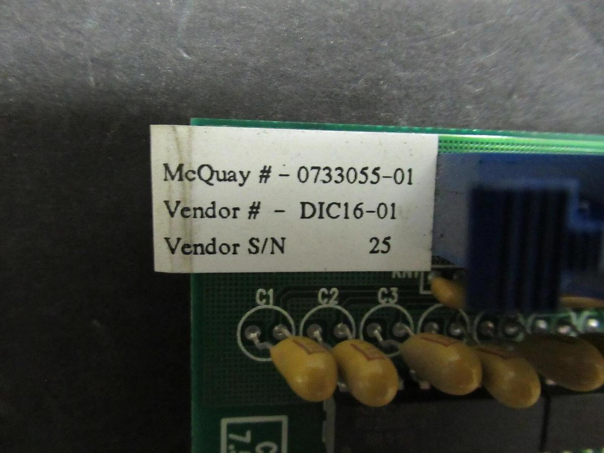 MCQUAY CIRCUIT BOARD 006-000427-01 REV B // 0733055-01 **WARRANTY INCLUDED!**