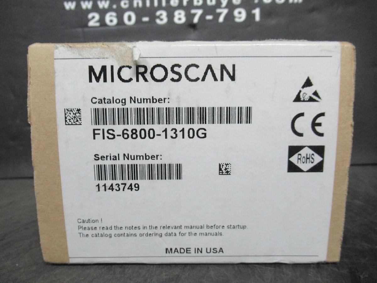 NEW IN BOX MICROSCAN QX HAWK BARCODE SCANNER FIS-6800-1310G 6 WATT 5-28 VDC