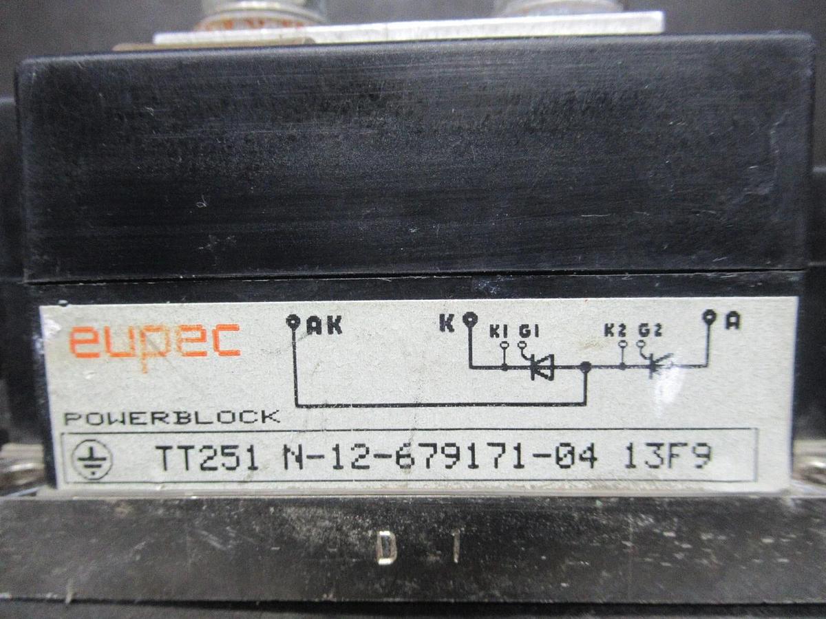 Used EUPEC POWERBLOCK IGBT POWER MODULE TT251N-12-679171-04-13F9 *WARRANTY INCLUDED*