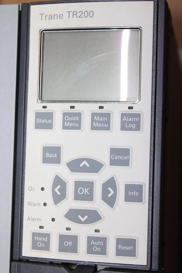 Used TRANE TR200 VARIABLE FREQUENCY DRIVE 131L0985 X13170817180 11kW 15HP 480V