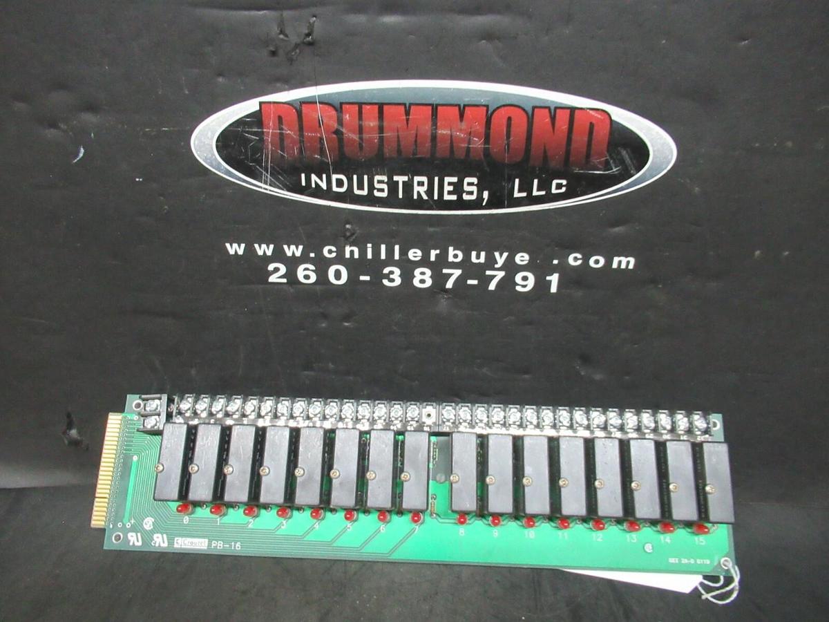 Used CROUZET PB-16 DIGITAL I/O RELAY CIRCUIT BOARD **WARRANTY INCLUDED**
