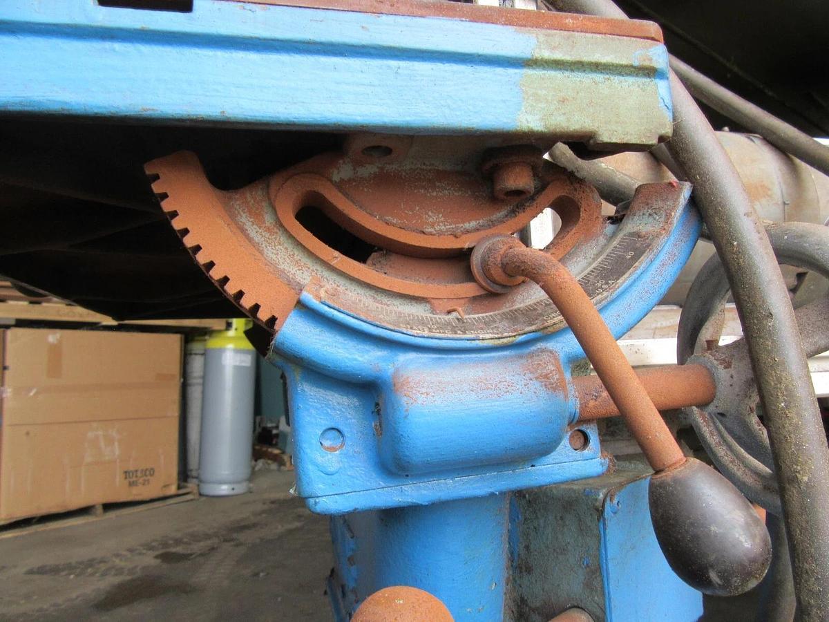 Used 15" STATE MFG 2 HP 208-230/460 VAC 3 PHASE STEEL OR WOOD DISC SANDER MODEL D15