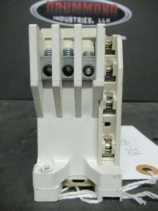Used CUTLER HAMMER THERMAL OVERLOAD RELAY C306DN3 SER. B1 600 VAC W/ C306TB1 ADAPTER