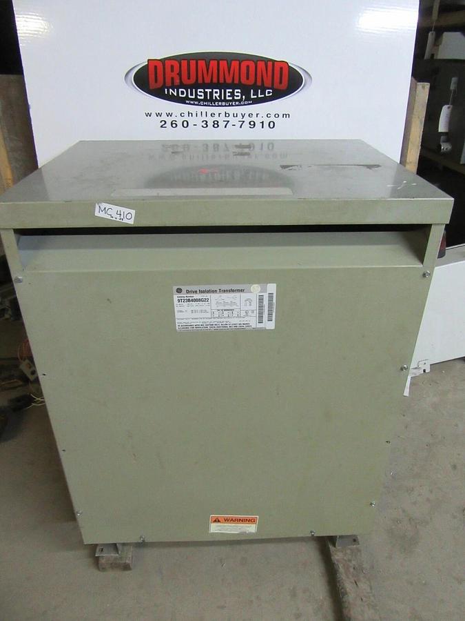 Used GE TRANSFORMER 9T23B4008G22 93 KVA 3-PHASE PRI: 460 VOLT SEC: 460/266 VOLT