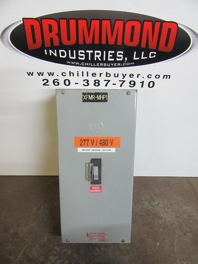Used GE CIRCUIT BREAKER ENCLOSURE TE100F MOD. 9 TYPE 1 ENCL. W/ SEHA36AT0100
