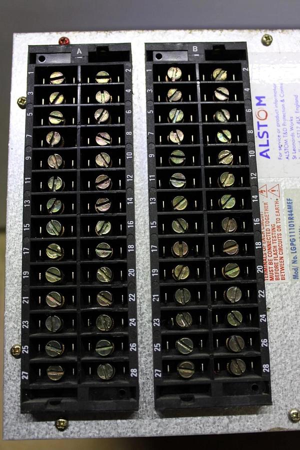 Used ALSTOM GENERATOR PROTECTOR RELAY LGPG11101R44MEF 5 AMP 120 VAC 125 VDC