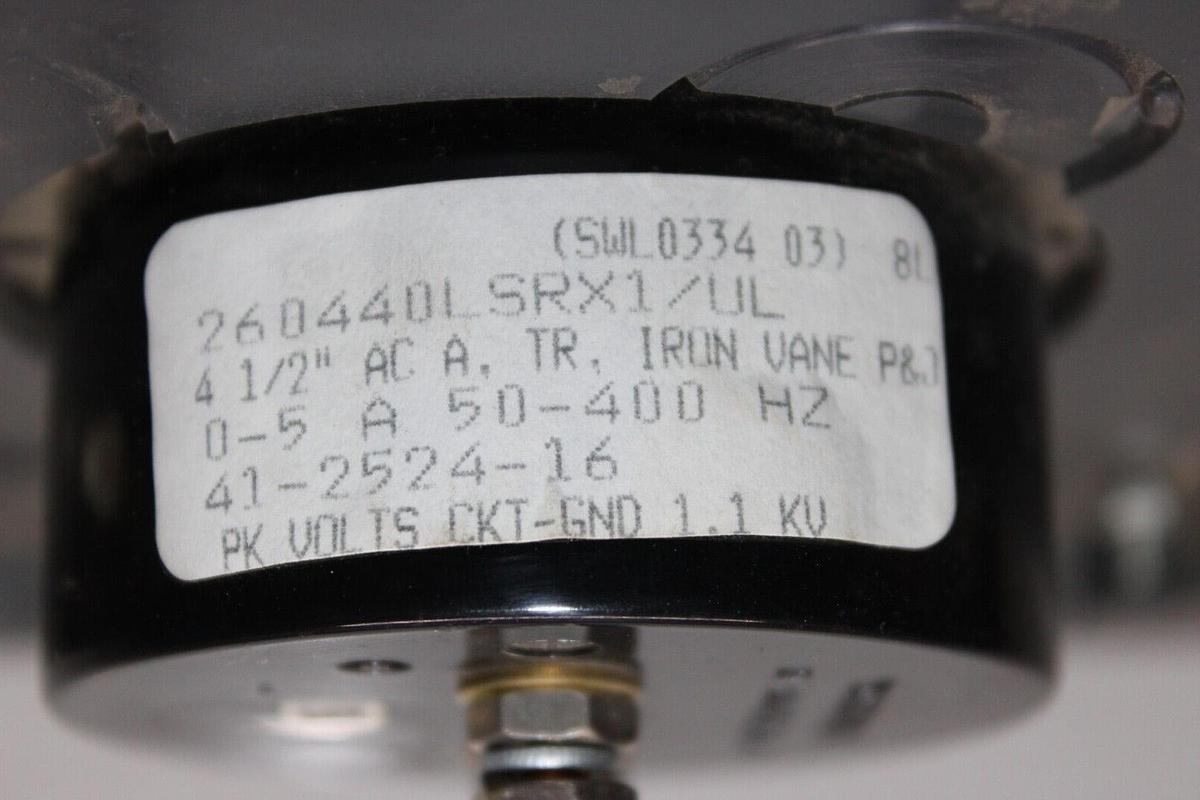 Used YOKOGAWA AC AMMETER 260440LSRX1/U SWL0334-03 41-2524-16 50-400 HZ *WARRANTY*