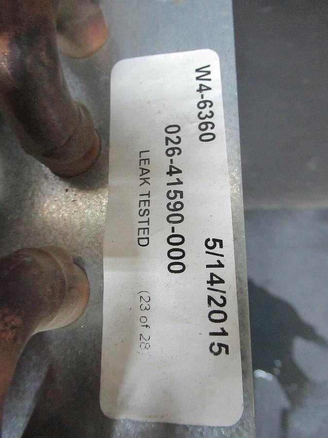 Used YORK DRIVE INTERNAL COOLING COIL WITH FANS MODEL: 026-41590-000 W4-6360