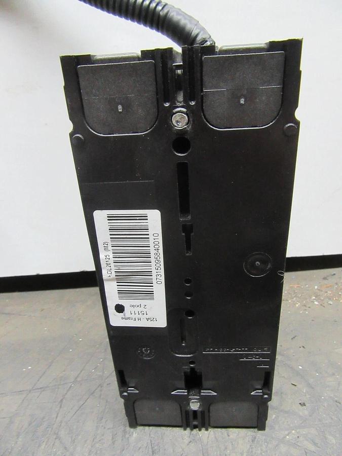 Used SQUARE D POWERPACT CIRCUIT BREAKER HDL26125 2-POLE 125 AMP 600 VAC **WARRANTY**