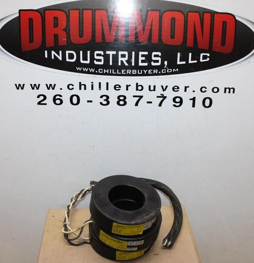 Used LOT OF 3 WICC LTD CURRENT TRANSFORMER A-528-03-L54-81 528:0.2A 50-400HZ