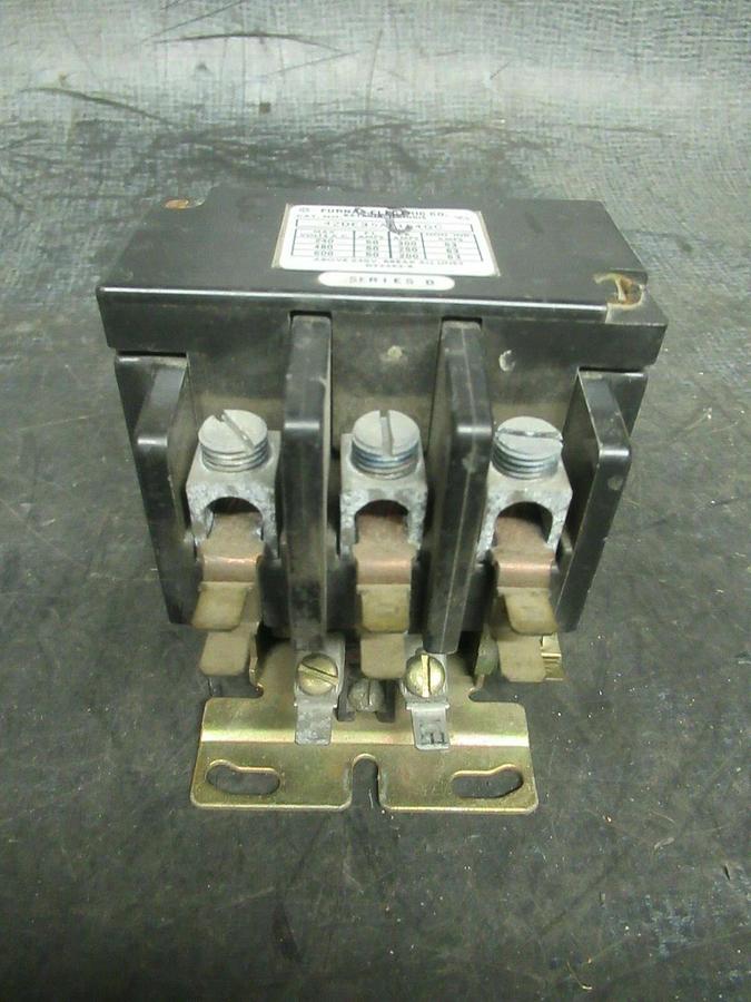 Used 50 AMP FURNAS CONTACTOR 42DE35AF154GC 600 VAC 3 POLE 63 AMP/RES **WARRANTY**