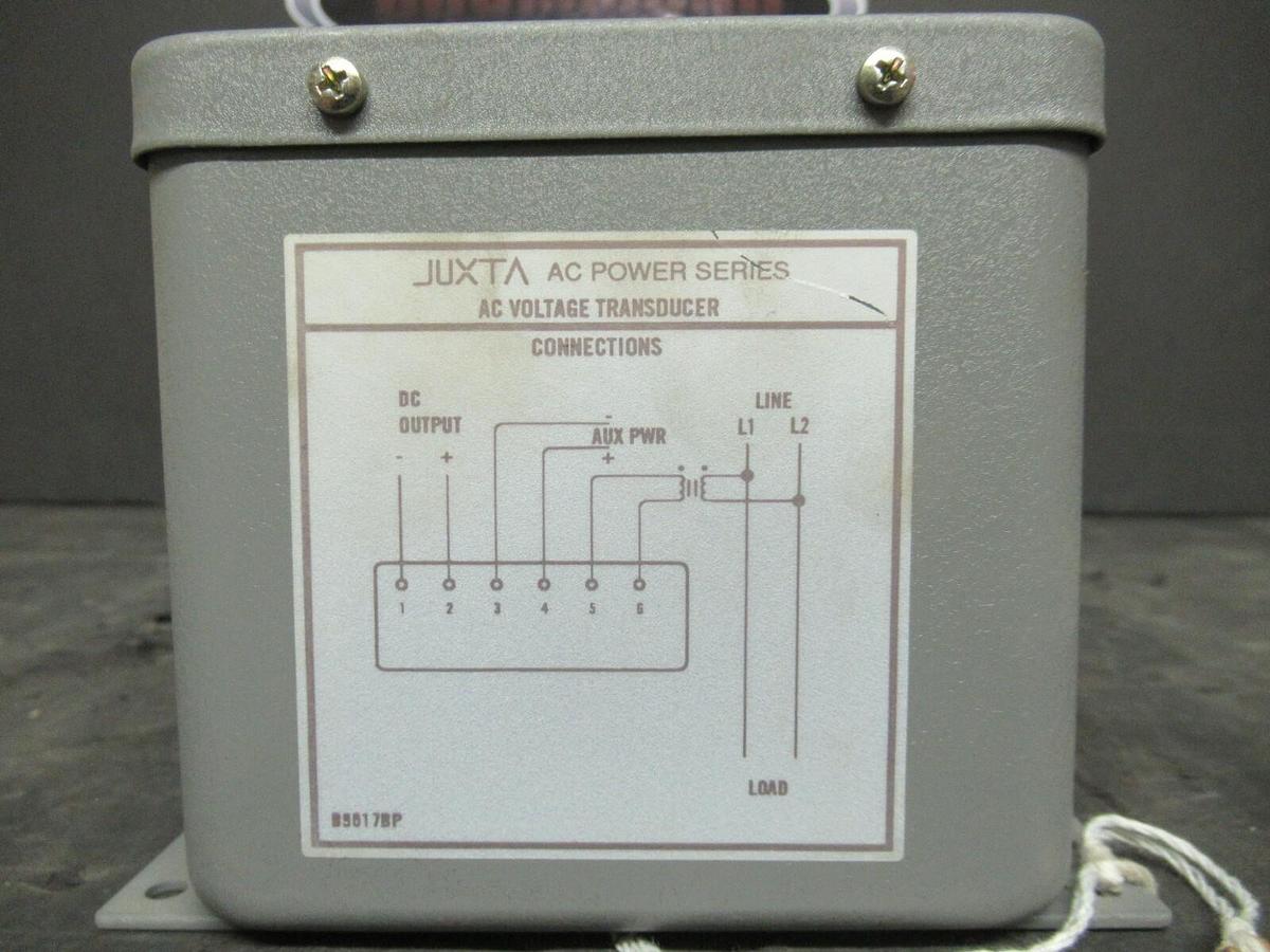Used JUXTA YOKOGAWA AC POWER TRANSDUCER 248922-360-AHD-4 IN: 0-300 VAC OUT: 4-20MA DC