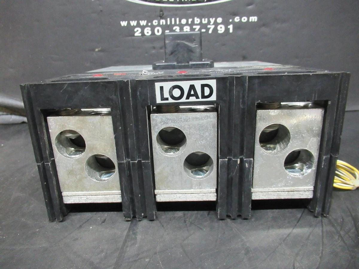 Used 600 AMP EATON CIRCUIT BREAKER LH36F600E 600 VAC 3-POLE 50/60 HZ **WARRANTY**