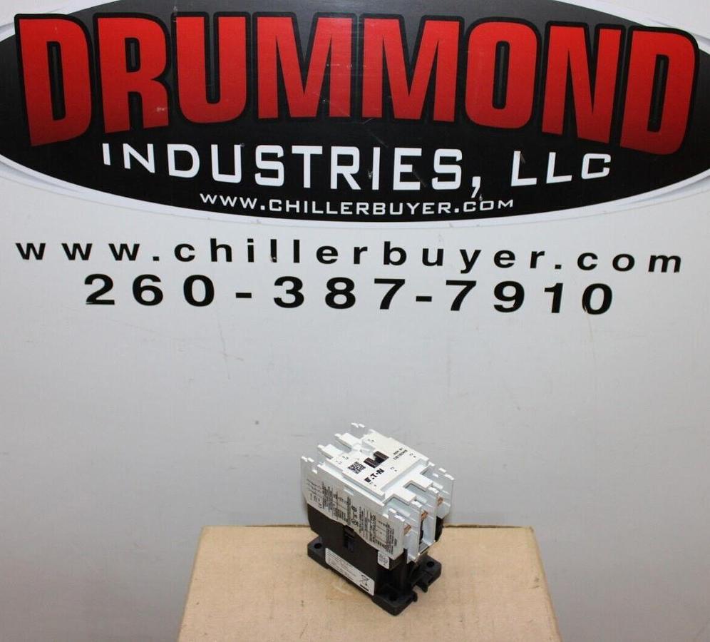 Used EATON CONTACTOR CE15DN3 18 AMP 600 VOLT 15 HP 3-POLE 3-PHASE COIL: 110/120V