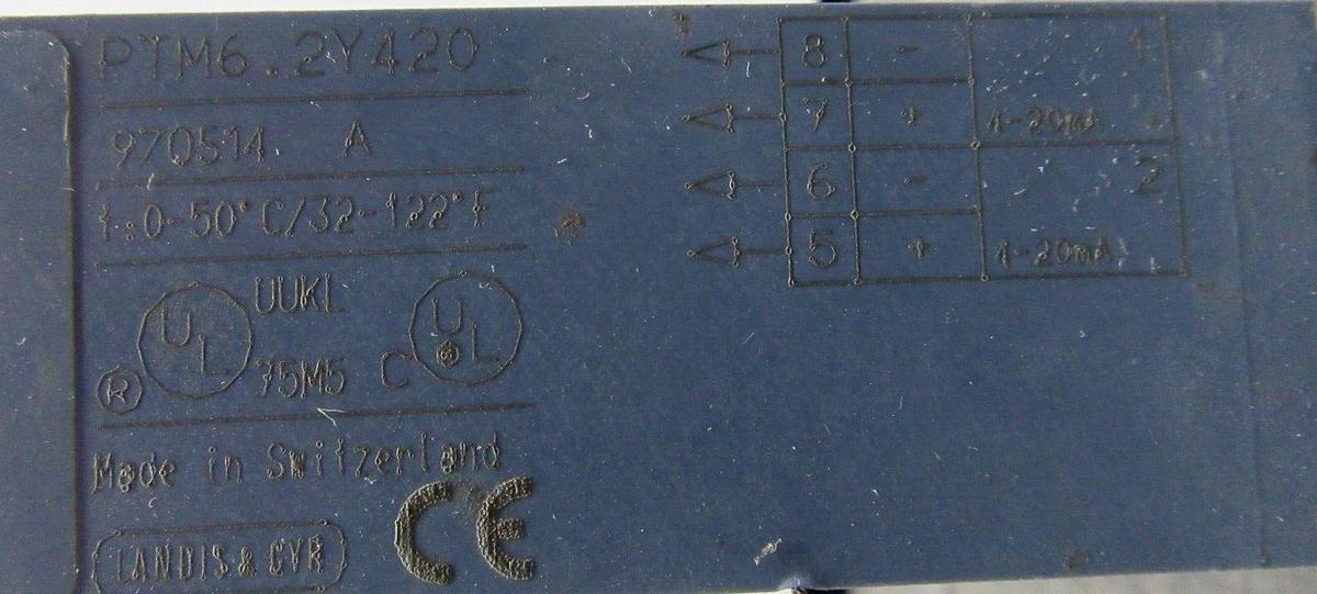 Used SIEMENS DIGITAL TERMINATION MODULE PTM6.2Y420 **WARRANTY INCLUDED**