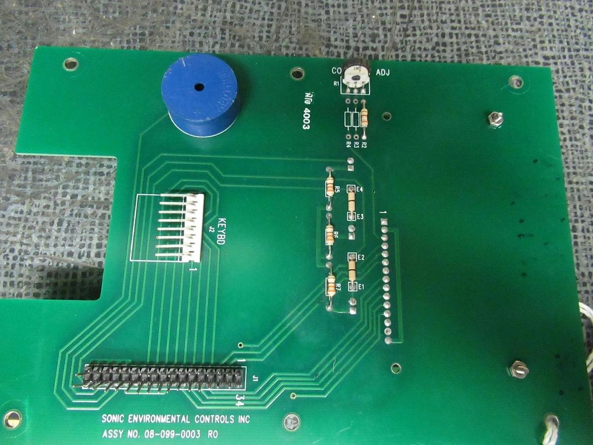 Used SONIC ENVIRONMENTAL HMI DISPLAY BOARD 08-099-0003 **WARRANTY INCLUDED**