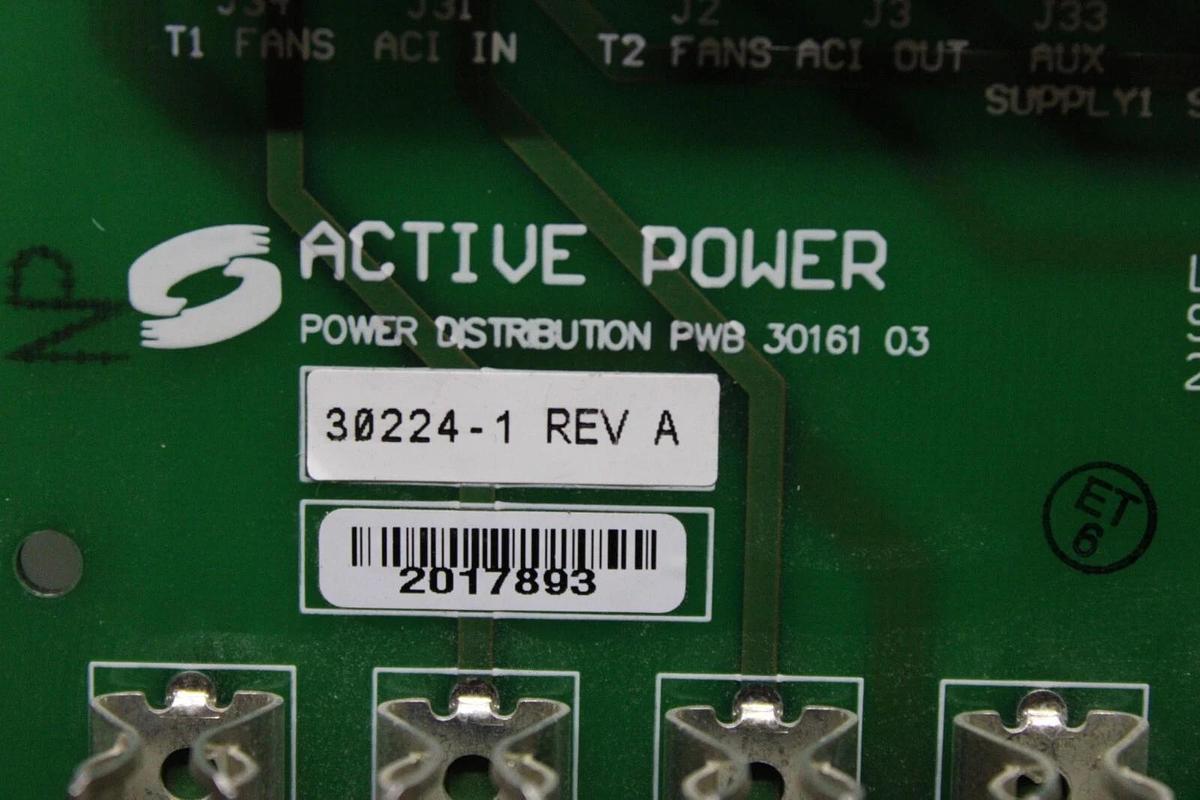 Used ACTIVE POWER POWER DISTRIBUTION CIRCUIT BOARD 30161-03 30224-1 REV. A