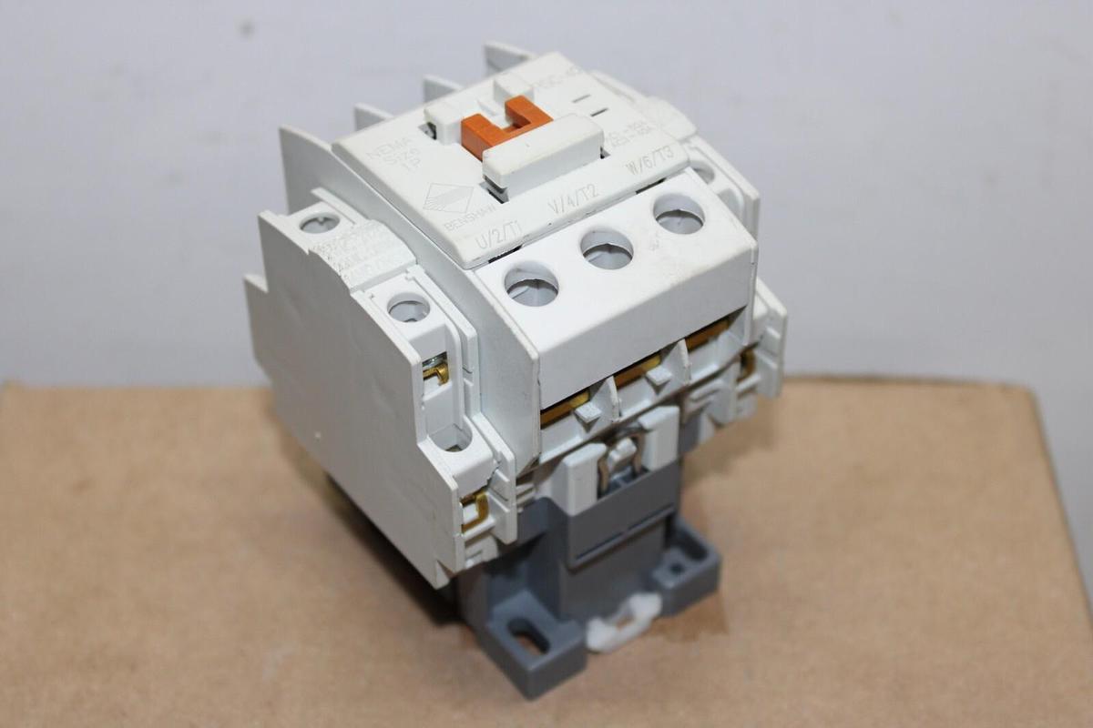 Used BENSHAW CONTACTOR RSC-40 50 AMP 600 VAC NEMA 1P 3-PHASE 25 HP COIL: 120 VAC