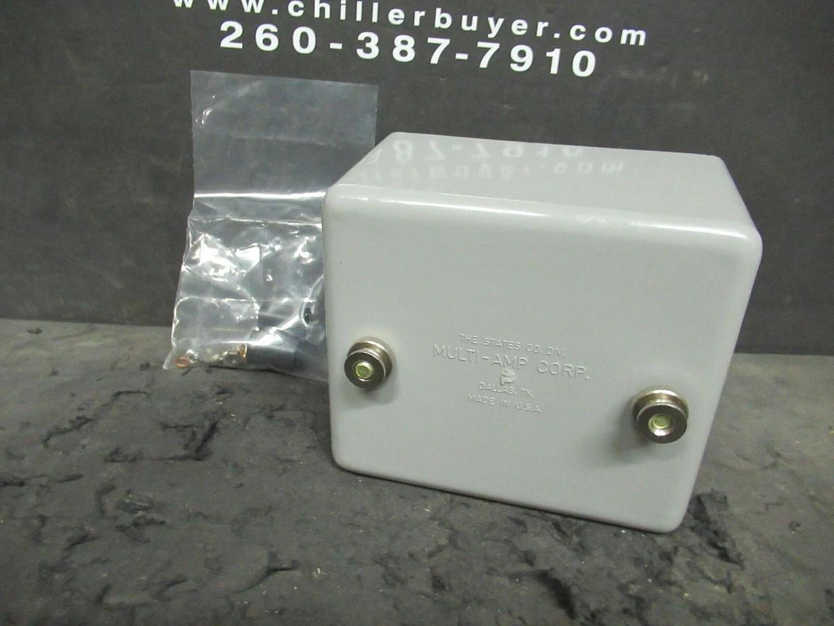 Used THE STATES CO MULTI-AMP CORP 1 POLE TEST SWITCH WITH ENCL 30A 600V C2-401-K-B GE
