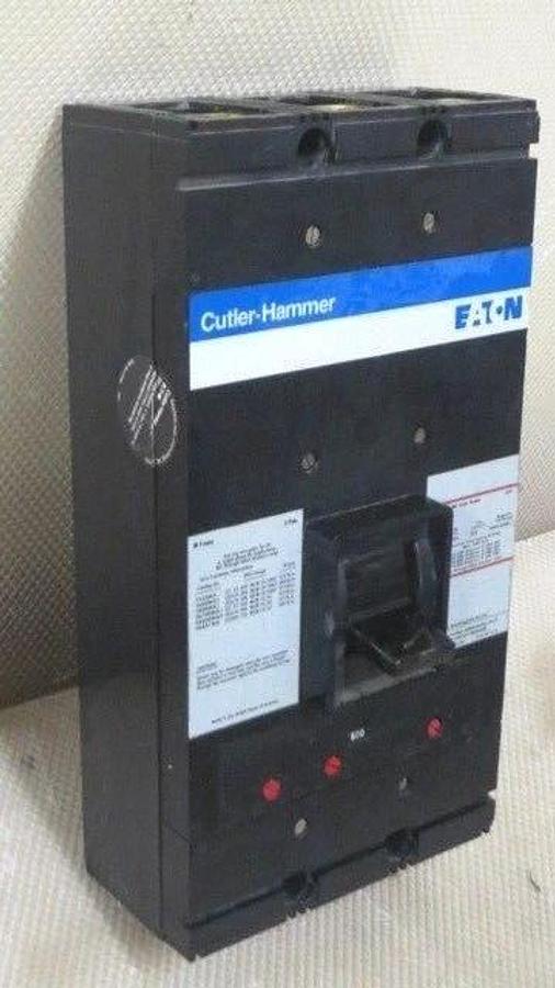 Used CUTLER HAMMER MH BREAKER 800 AMP 600 VAC 3 POLE W/ 800 AMP TRIP MODEL MH360800A