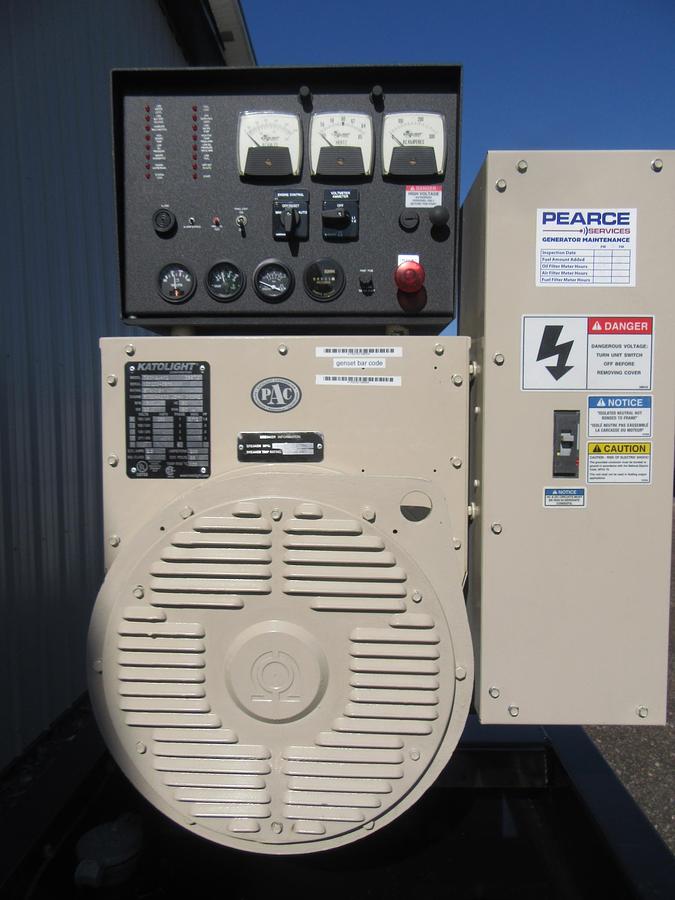 Used 60 KW DIESEL GENERATOR KATOLIGHT 120/240V RE-CONNECTABLE 931 HRS VIDEO WE SHIP