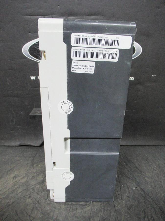 Used EATON MOLDED CASE SWITCH LGK3400KSG 400 AMP 600 VAC 3-POLE STYLE: L400K