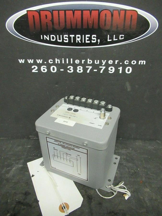 Used YOKOGAWA JUXTA AC CURRENT TRANSDUCER 248921-380-AHD-4 IN: 0-5 AMP OUT: 4-20 MA