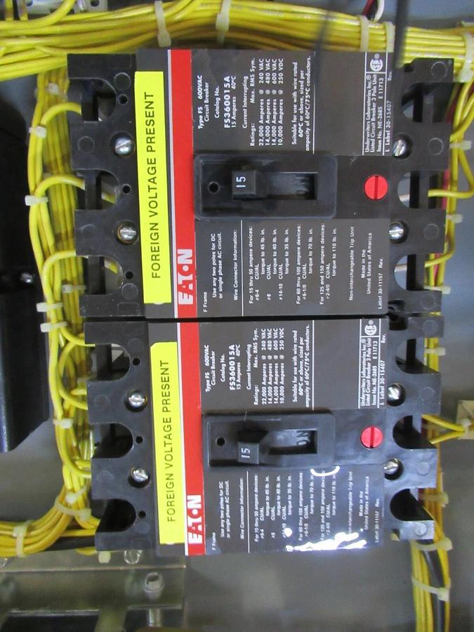 Used 400 HP CUTLER HAMMER SIZE 6 460 VAC REDUCED VOLTAGE SOFT STARTER 540 AMP C10J3