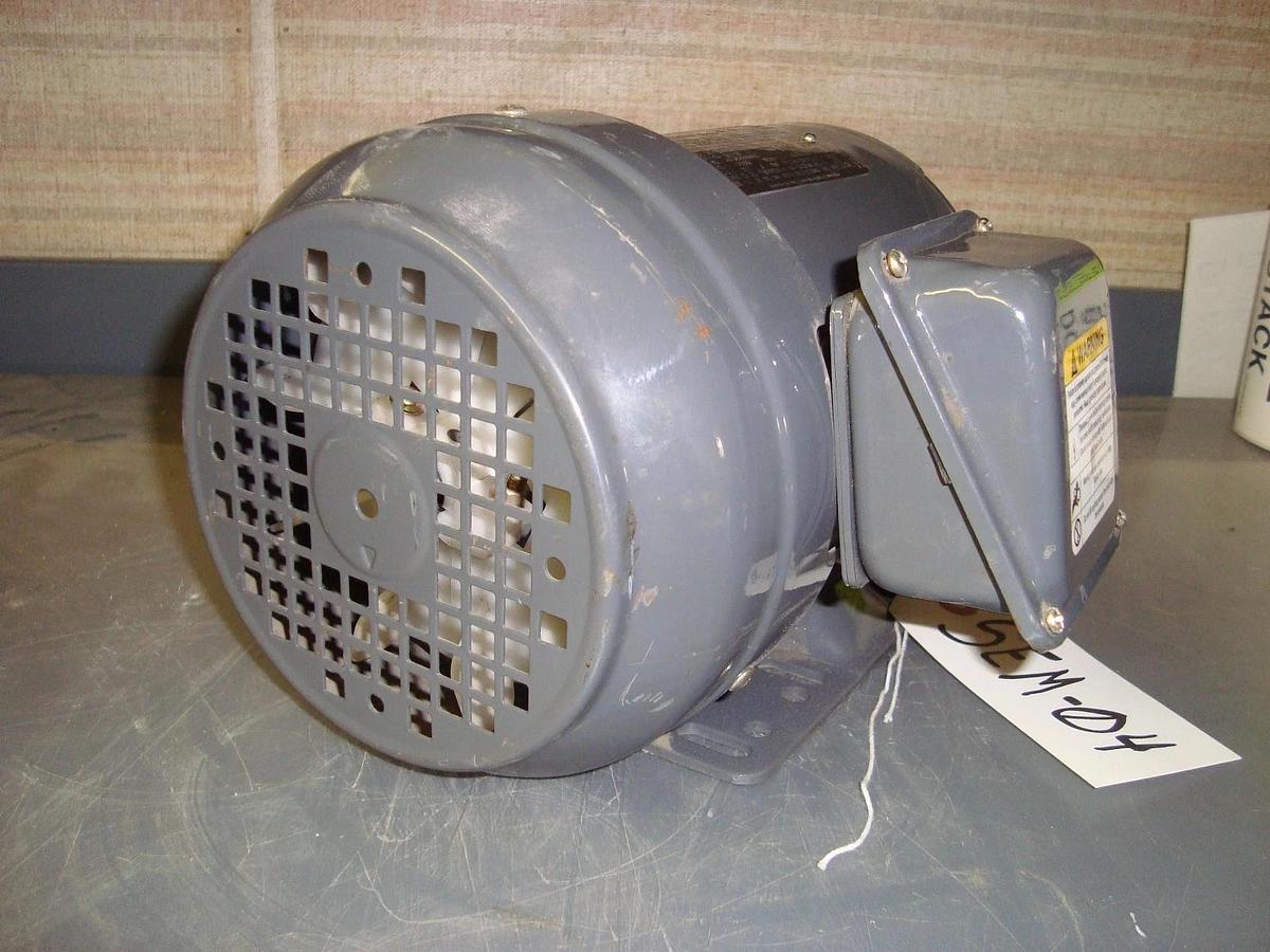 Used DAYTON 4LX02G .75 HP INDUSTRIAL MOTOR 4 POLE TEFC