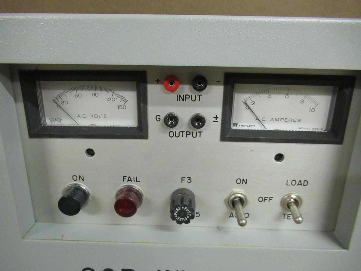 Used PECO II, INC SCR INVERTER PEC3294 48 VDC 14.85 AMPS INPUT TO 117 VAC 500 VA