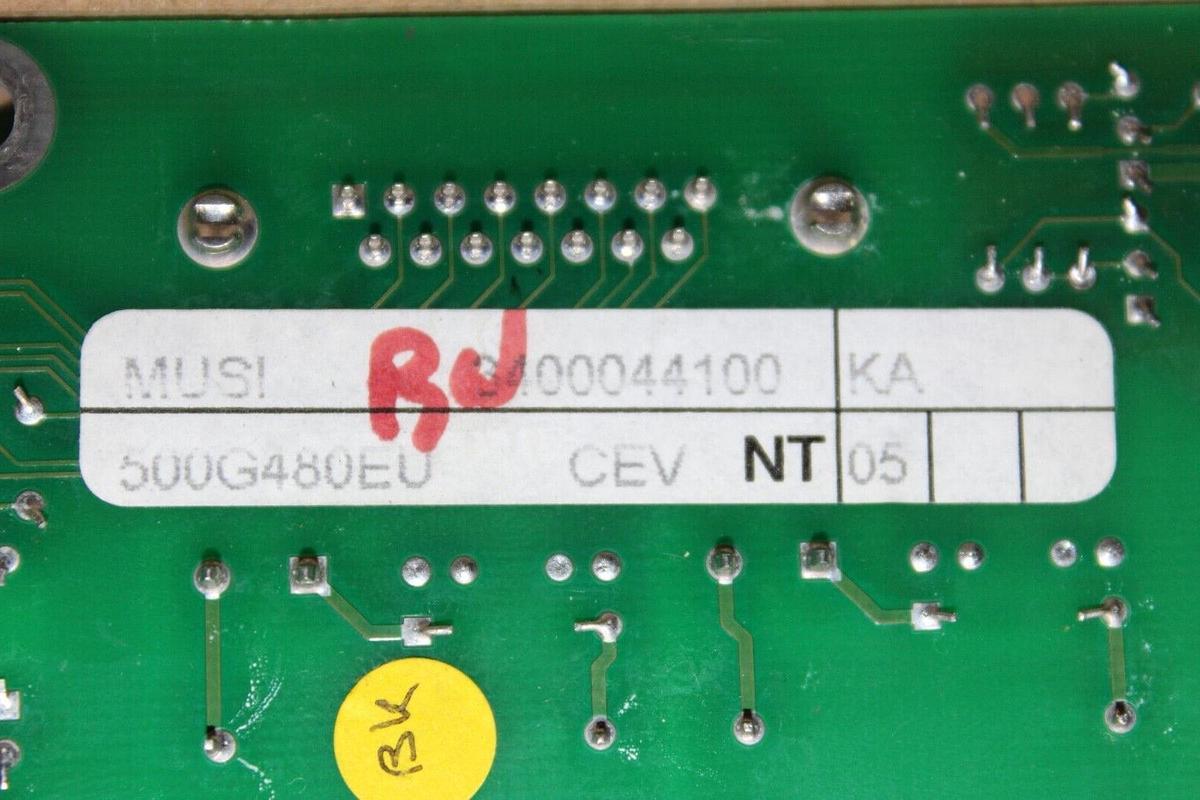Used MGE CARTE MUSI  3400044100 500G480EU **WARRANTY INCLUDED**
