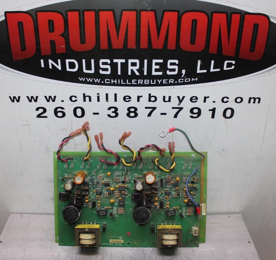 Used YORK RECIFIER CIRCUIT BOARD 031-01476-001 REV. C W/ 031-01627 BLANK BOARD